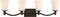 Nuvo Laguna 4-Light Wall Vanity Fixture w/ White Glass in Forest Bronze Finish